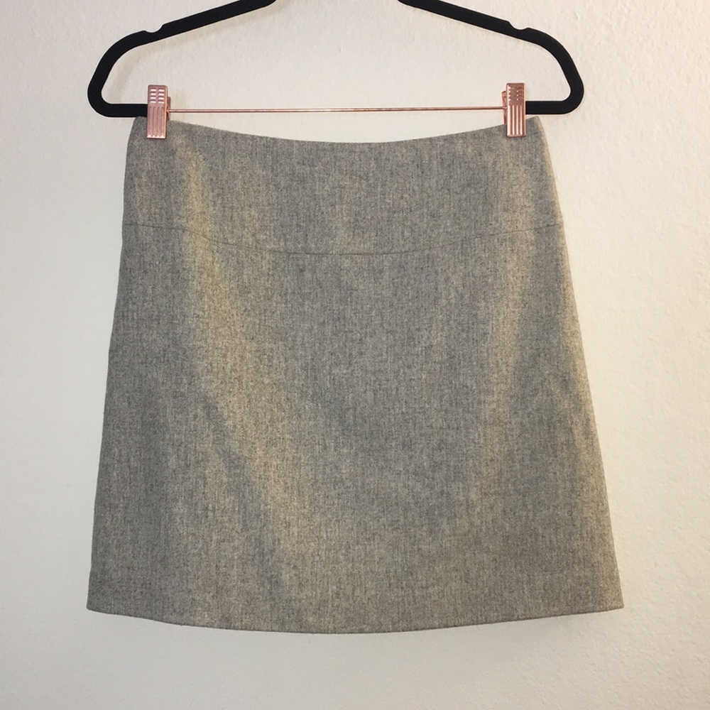 Grey Wool Blend Banana Republic Mini Skirt